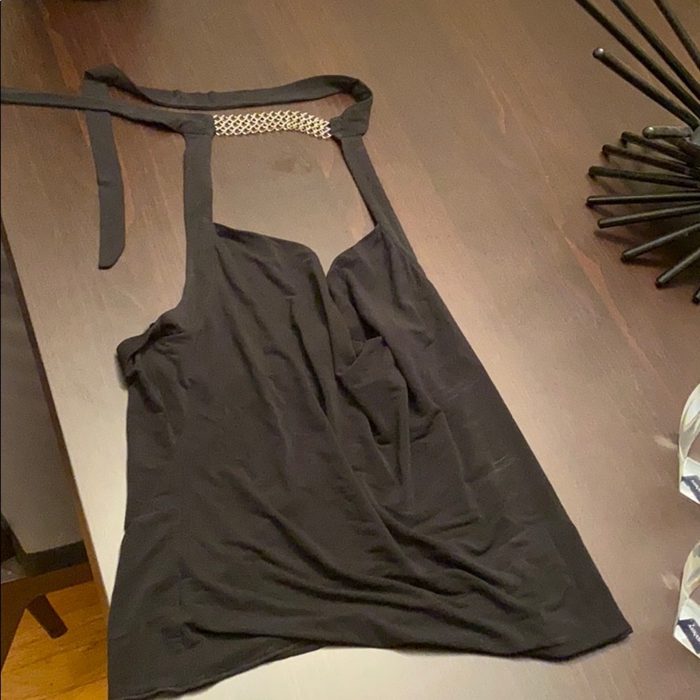 Bebe black choker top